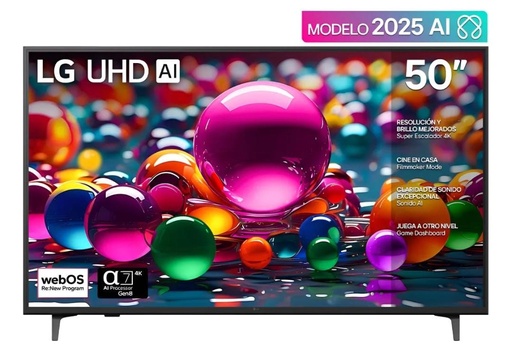 Pantalla 50'' LG Smart T.V Webos 50UA7500PSA