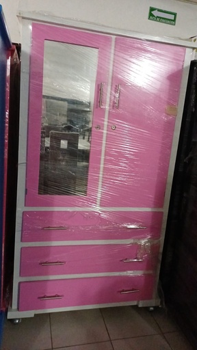 Ropero Individual Rosado C/Blanco